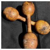 Antique Spaulding Model A Wooden Dumbbells