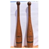 Antique Wood Juggling Pins
