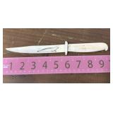 Celluloid Ivory Scrimshaw look letter opener