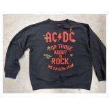 1982 AC DC sweatshirt- size L