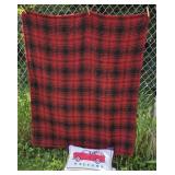 Soft fleece blanket & truck welcome pillow (Large)