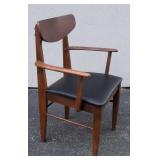 Mid Century Danish Modern STANLEY Walnut Armchair