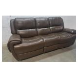 Electric reclining sofa very clean  84in
