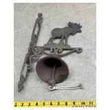 Moose Wall Hanging Bell