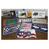 12 Advertising license plates