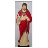 1950's Jesus Christ Sacred Heart 12' Celluloid