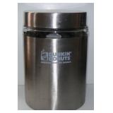 Dunkin Donuts Stainless Steel Coffee Canister 6