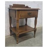 1 Drawer Maple Nightstand 21x16x27