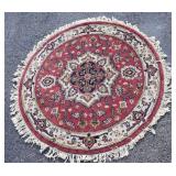 Hand Knotted Wool Oriental Rug. 60'