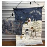 Christmas Tapestries. Thomas Kincaid is battery