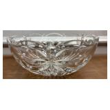 Beautiful heavy glass bowl -  Waterford???