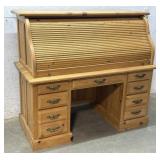 S- Roll Top Desk (pine) 58/28/52