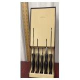 5pc Vintage Cutco Knife Set With Original Storage