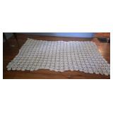 Vintage pinwheel tablecloth 106x66