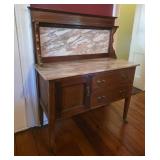 Marble top server 42x18x31