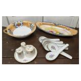 Noritake / Nippon bowls & condiment set with rice