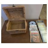 Basket with miscellaneous CDs
