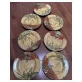 Very Red International Salad Plates (qty 7).