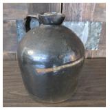 Rustic brown jug (made with imperfections) also