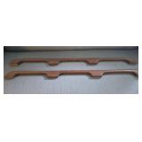 Teak Boat rails 44in