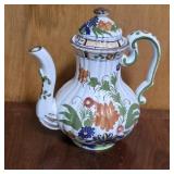 Pretty country festival teapot - tiny nics