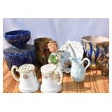 Lot of Vintage Pottery-Porcelain, etc. Some flaws