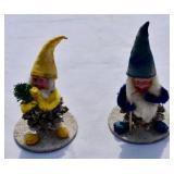 Pair of Japan Pine Cone Elves