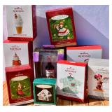 Box of Hallmark Ornaments