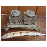 Fantastic Inkwell Set. Pretty & detailed