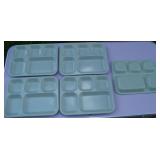 5 Vietnam War Era Divided Melamine Mess Hall