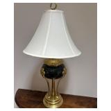 Brass & ceramic-pottery (?) Lamp. Very pretty