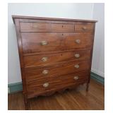 Early 3 over 4 chester drawers 48x22x50
