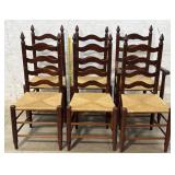 Ladder Back Chairs - very clean - set of 6