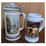 2 beer steins - 1 Yuengling