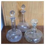 3 Decanters