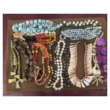 Gorgeous necklaces stones and shells