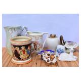 Pottery - Porcelain Box lot. Some nics