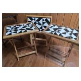 3 tile Top folding tables - made in Thailand -