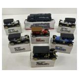 Tiny model cars. Southern Pacific Train engine.