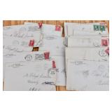 2 Boxes of Antique Letters & Death Benefit Cards