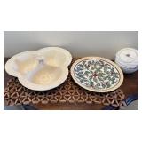 Hot Mat, Longaberger pottery plate, divider