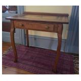 1 drawer Early inlaid top table