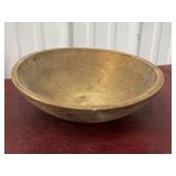 Wooden dough bowl