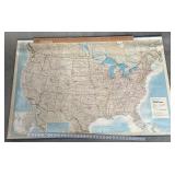 Untied states map approx. 36x52