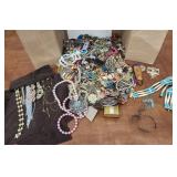 Costume jewelry necklaces bracelets earrings
