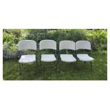 4 folding chairs