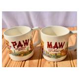 Maw & Paw Vintage Coffee Mugs
