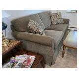 BroyHill green sofa 70in