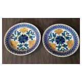 2 Stick Spatter Sponge Ware Holland Plates