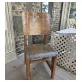 Chunky back chair